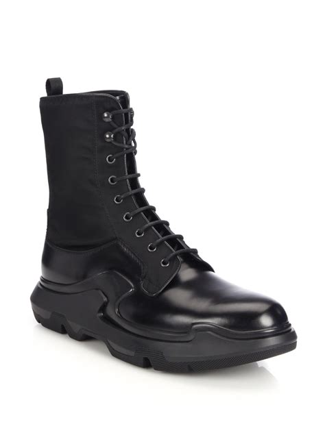 lace-up men prada sneakers|Prada women's lace up boots.